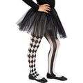 Grappige Mime Clown Panty Zwart Wit