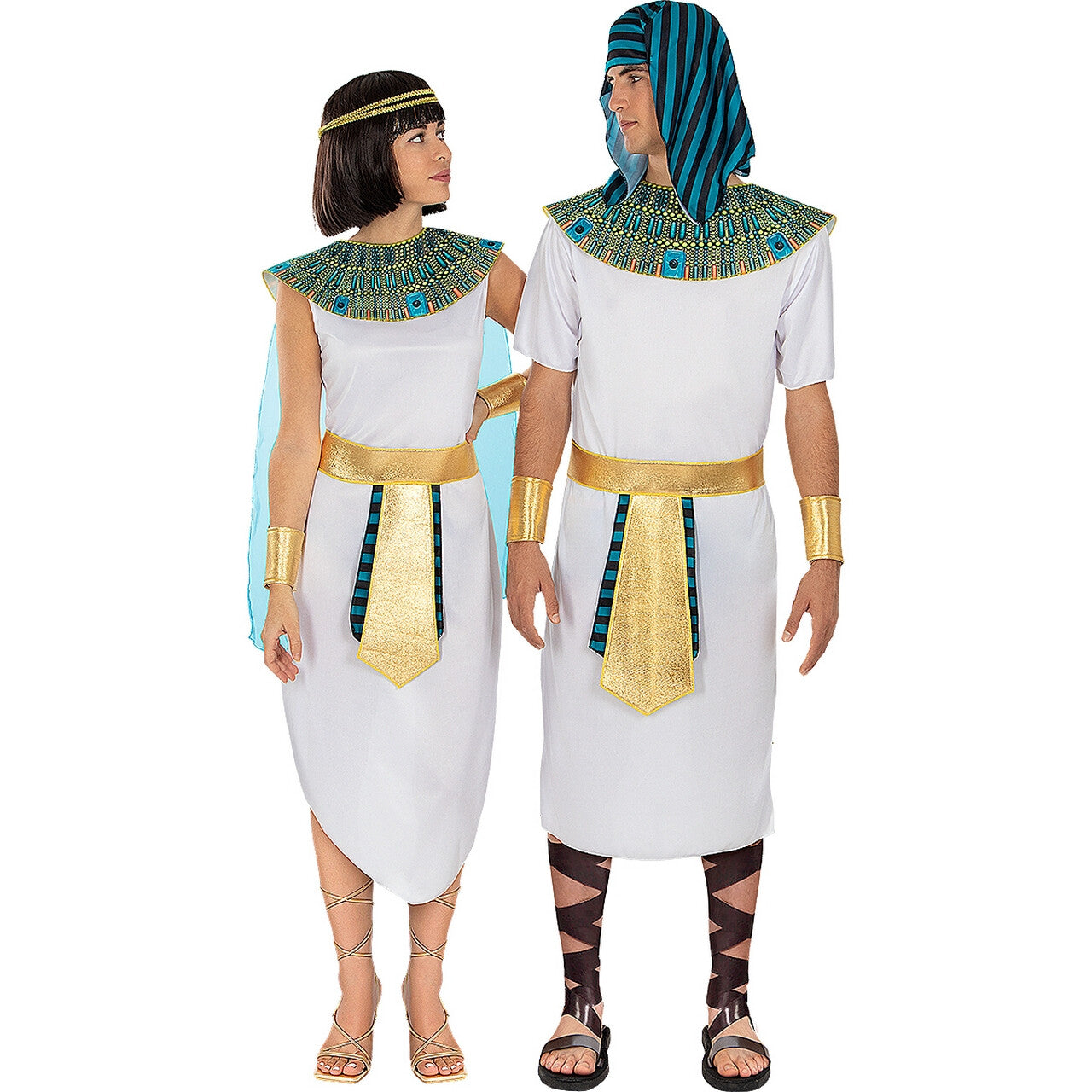 Op deze afbeelding zie je een Kostuums, van het merk Funidelia. Geliefde Koningin Van Egypte Vrouw Kostuum