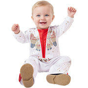 Op deze afbeelding zie je een Kostuums, van het merk Funidelia. Baby Elvis Kind Kostuum