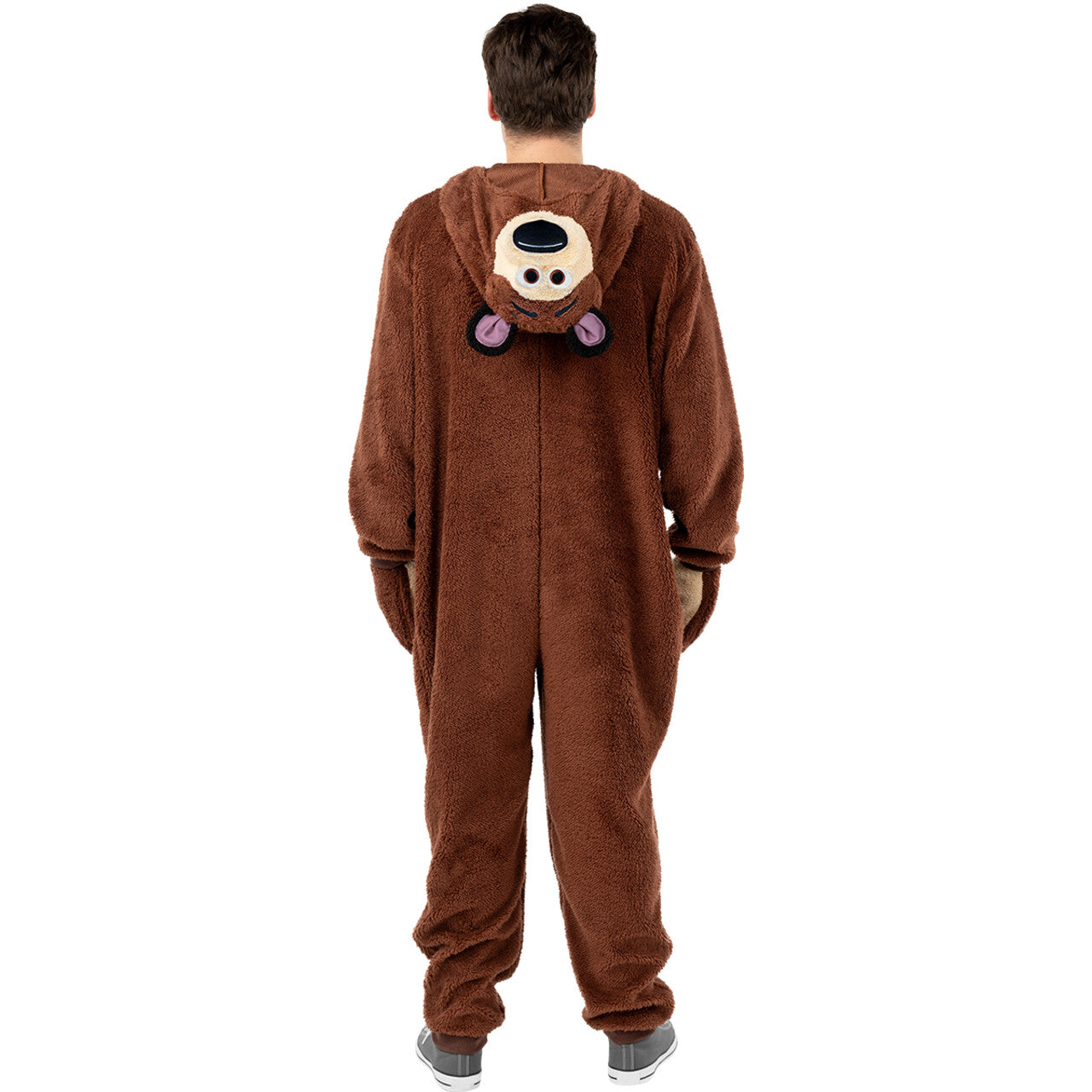 Op deze afbeelding zie je een Kostuums, van het merk Funidelia. Grote Vriendelijke Beer Masha And The Bear Man Kostuum