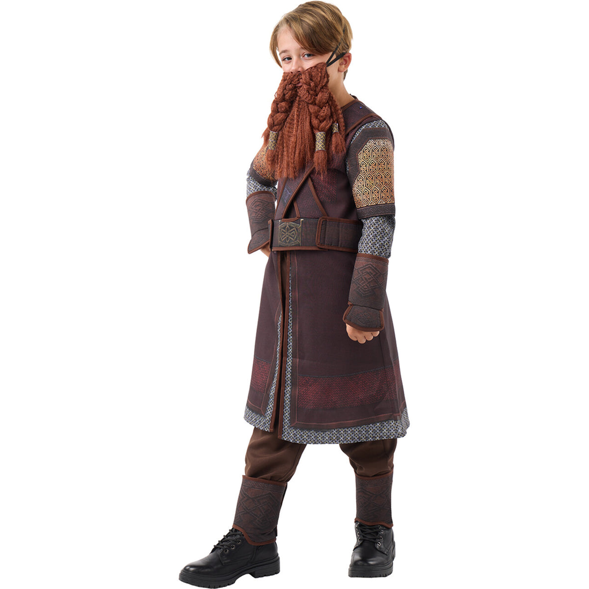 Op deze afbeelding zie je een Kostuums, van het merk Funidelia. Vriendelijke Gimli The Lord Of The Rings Kind Kostuum