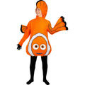 Grappige Oranje Clown Vis Kostuum