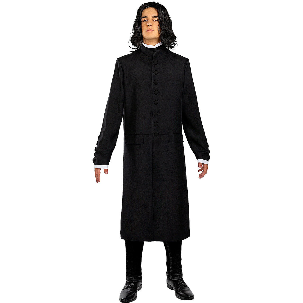 Op deze afbeelding zie je een Kostuums, van het merk Funidelia. Severus Snape Harry Potter Man Kostuum