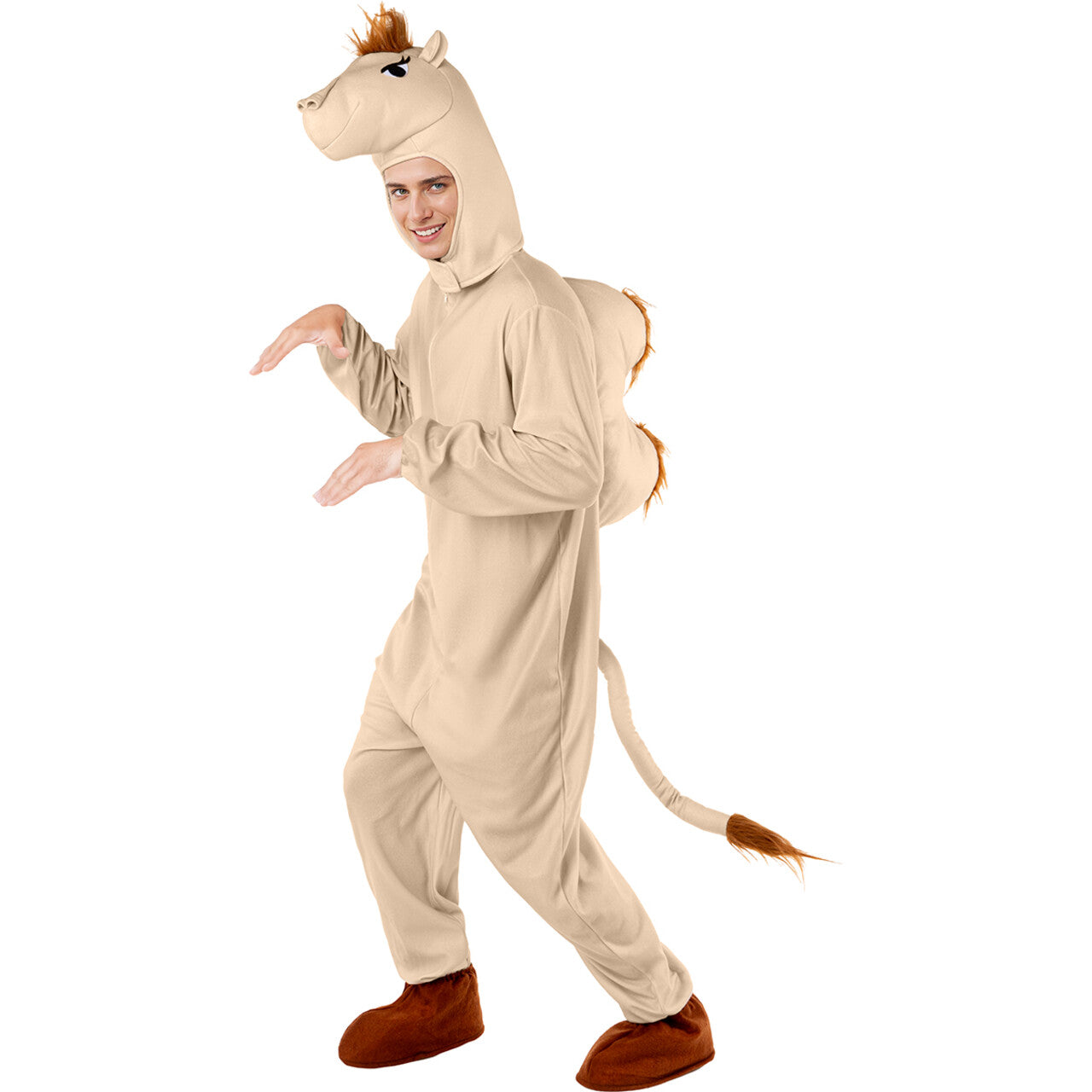 Op deze afbeelding zie je een Kostuums, van het merk Funidelia. Cammie Kameel Unisex Kostuum