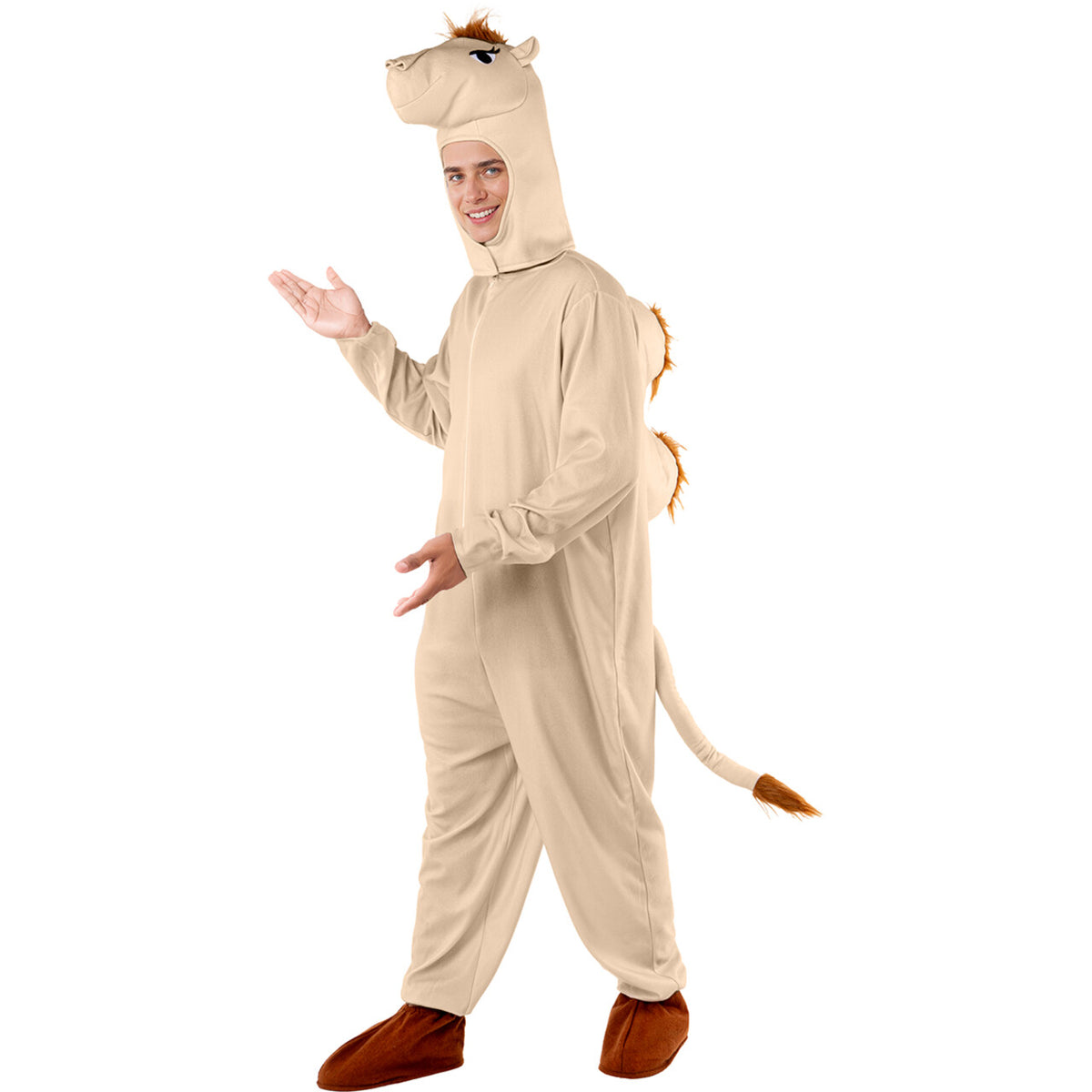 Op deze afbeelding zie je een Kostuums, van het merk Funidelia. Cammie Kameel Unisex Kostuum