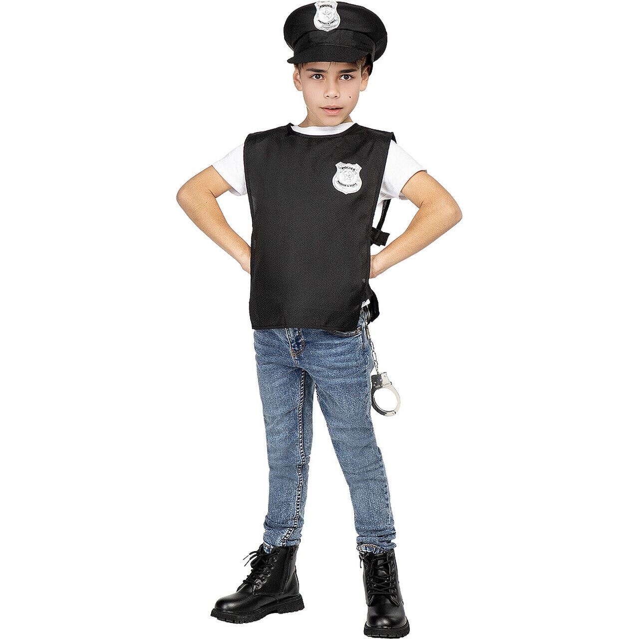 Op deze afbeelding zie je een Accessoires, van het merk Funidelia. Protect And Serve Politie Pet