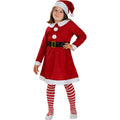 Little Miss Santa Claus Meisje Kostuum
