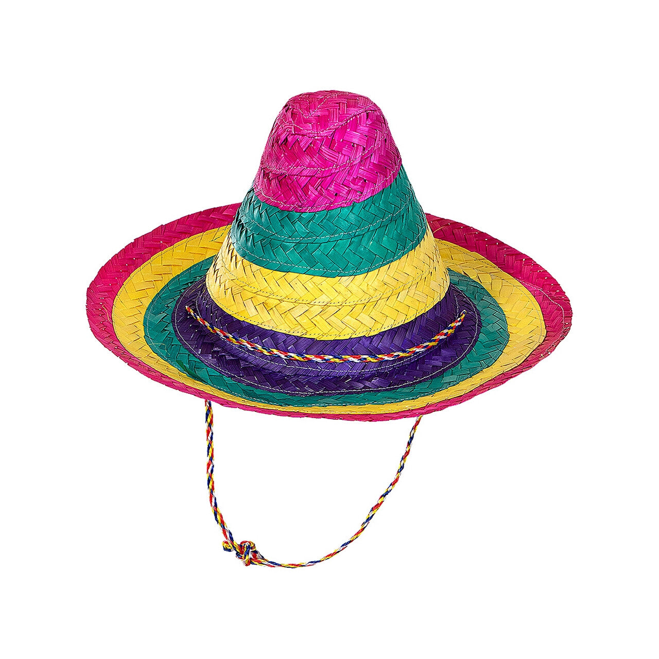 Op deze afbeelding zie je een Accessoires, van het merk Funidelia. Kleurrijke Mexicaanse Sombrero