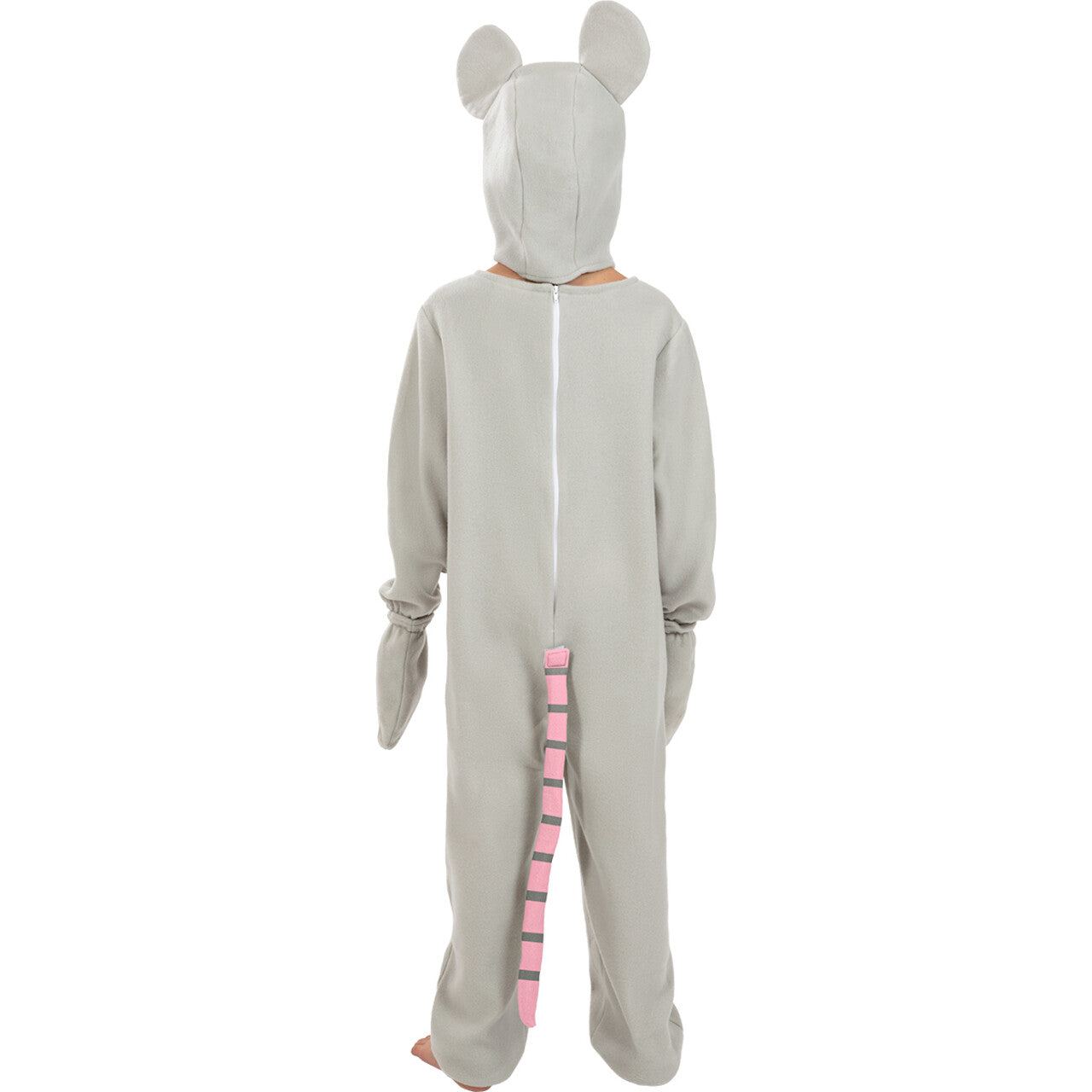 Op deze afbeelding zie je een Kostuums, van het merk Funidelia. Grijze Muis In Het Huis Onesie Kind Kostuum