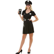 Op deze afbeelding zie je een Kostuums, van het merk Funidelia. Fearless Police Officier Vrouw Kostuum