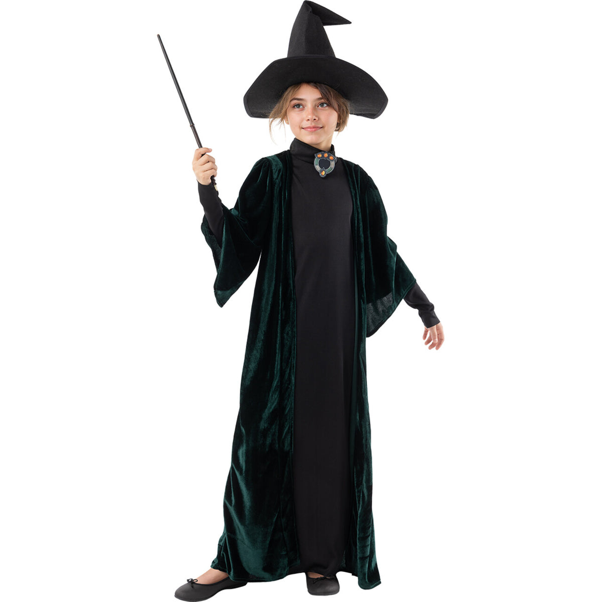 Op deze afbeelding zie je een Kostuums, van het merk Funidelia. Professor Mcgonagall Harry Potter Meisje Kostuum
