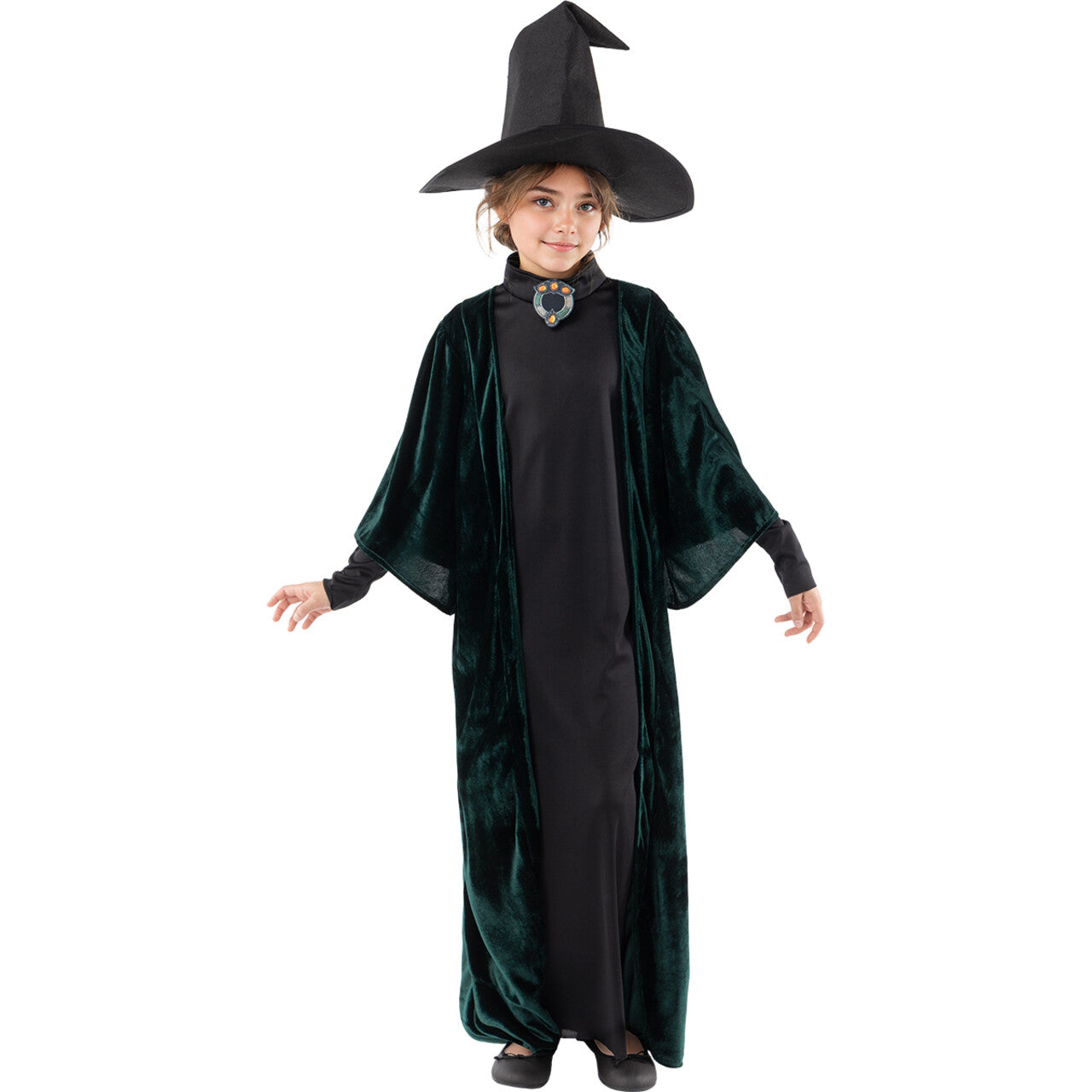 Op deze afbeelding zie je een Kostuums, van het merk Funidelia. Professor Mcgonagall Harry Potter Meisje Kostuum