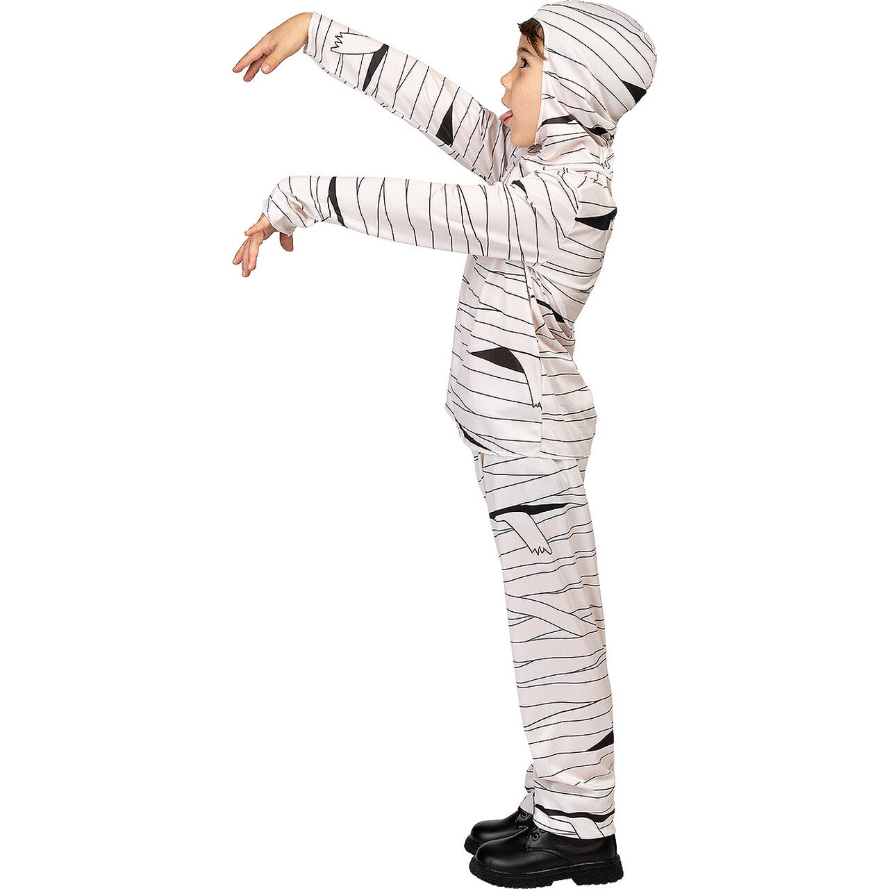 Op deze afbeelding zie je een Kostuums, van het merk Funidelia. Zeer Ingewikkelde Mummie Kind Kostuum