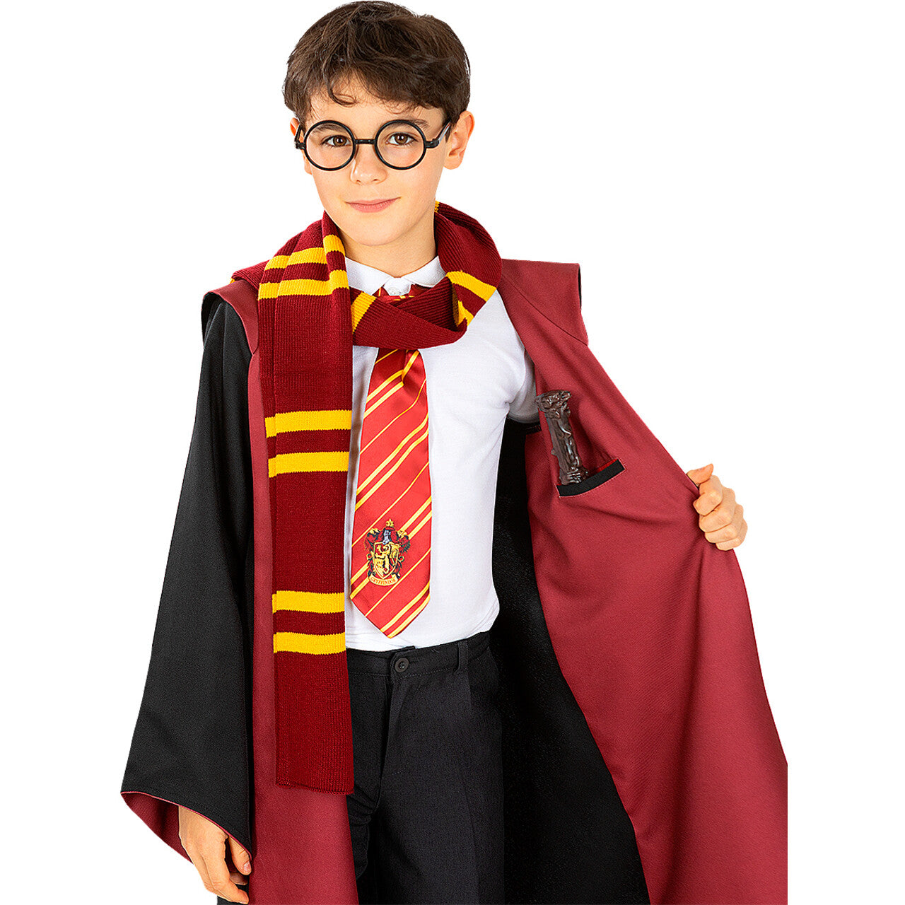Op deze afbeelding zie je een Accessoires, van het merk Funidelia. Gryffindor Jongens Das - Harry Potter