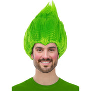 Op deze afbeelding zie je een Accessoires, van het merk Funidelia. Superdolle Trol Pruik Groen