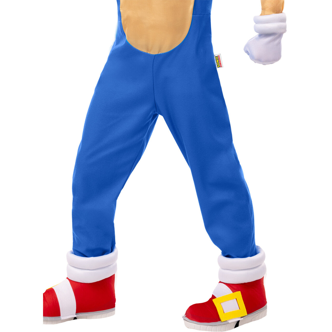 Op deze afbeelding zie je een Kostuums, van het merk Funidelia. Deluxe Razendsnelle Sonic™ Kind Kostuum