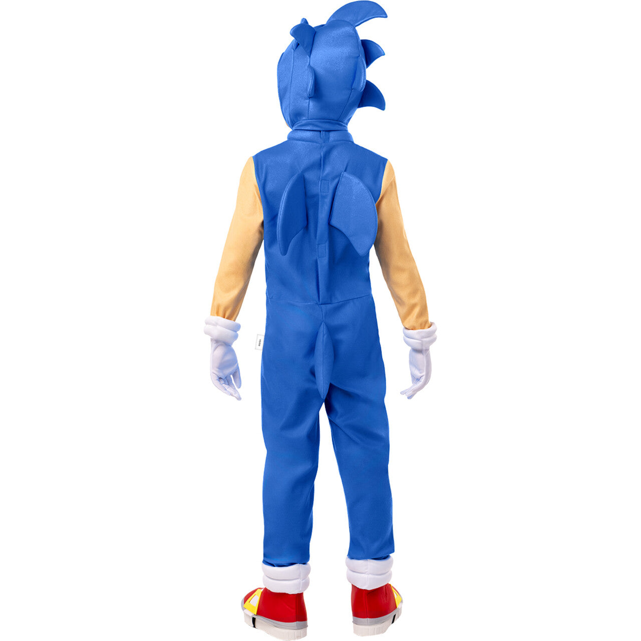 Op deze afbeelding zie je een Kostuums, van het merk Funidelia. Deluxe Razendsnelle Sonic™ Kind Kostuum
