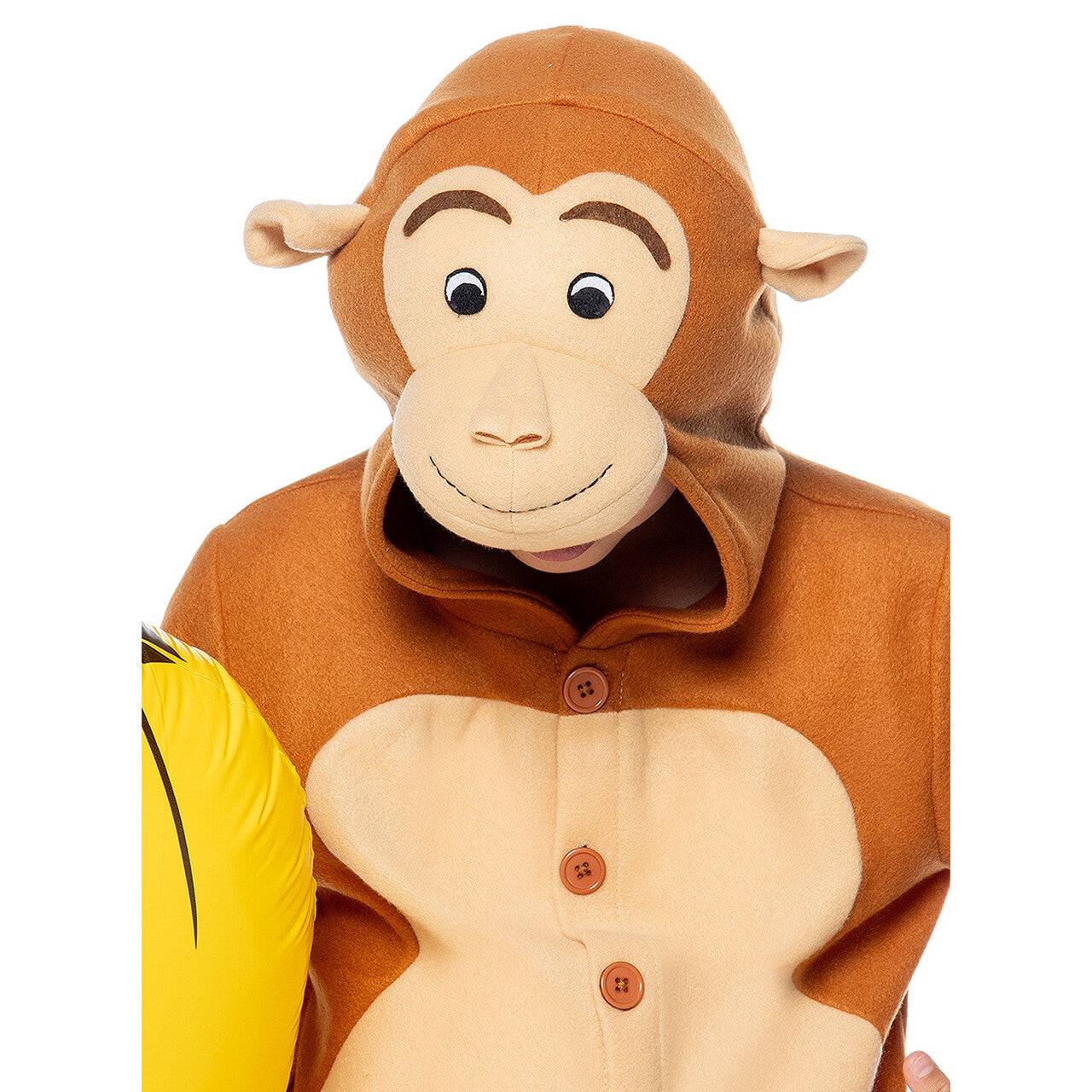 Op deze afbeelding zie je een Kostuums, van het merk Funidelia. Speelse Monkey Business Kind Kostuum