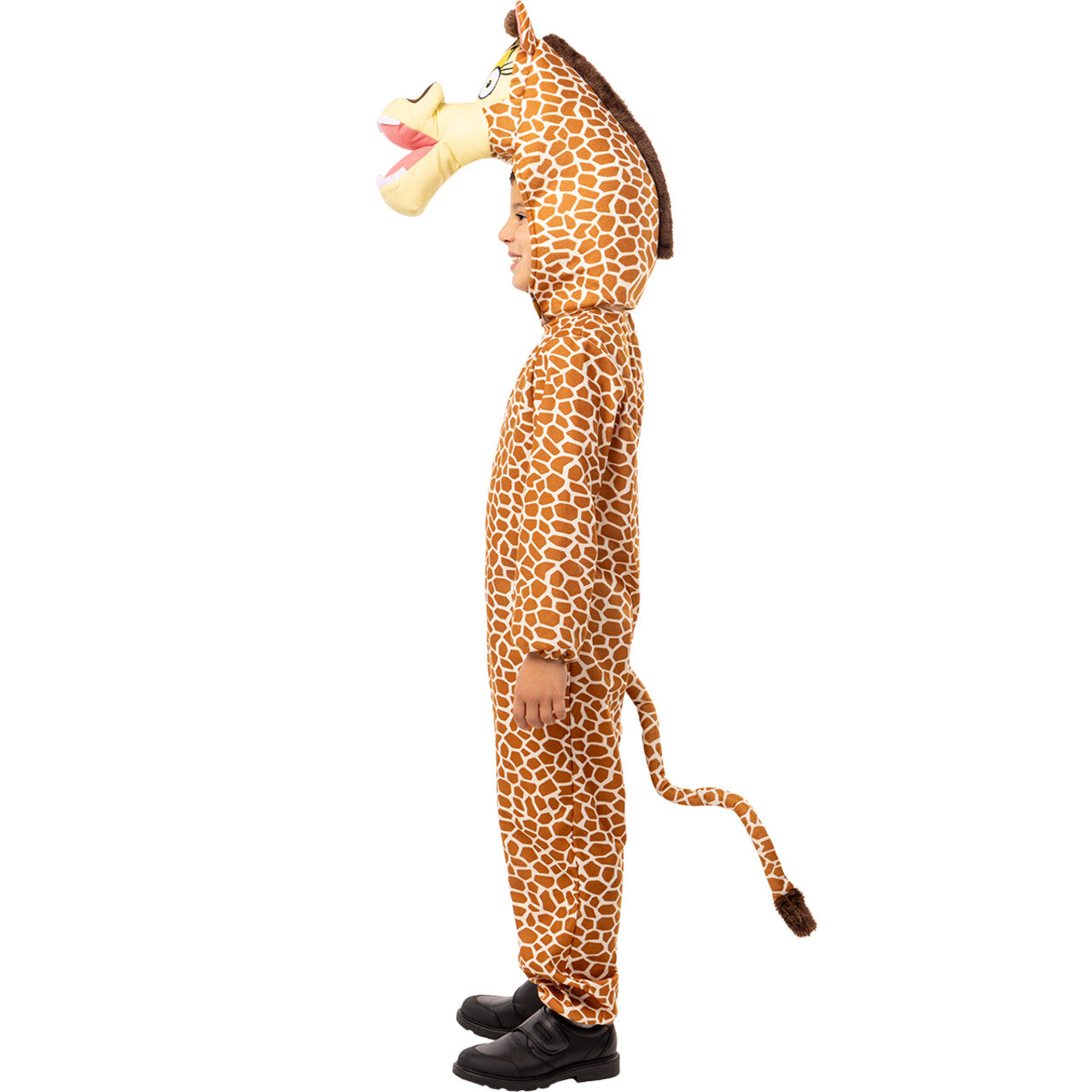 Op deze afbeelding zie je een Kostuums, van het merk Funidelia. Madagascar Giraf Mighty Funny Melman Kind Kostuum