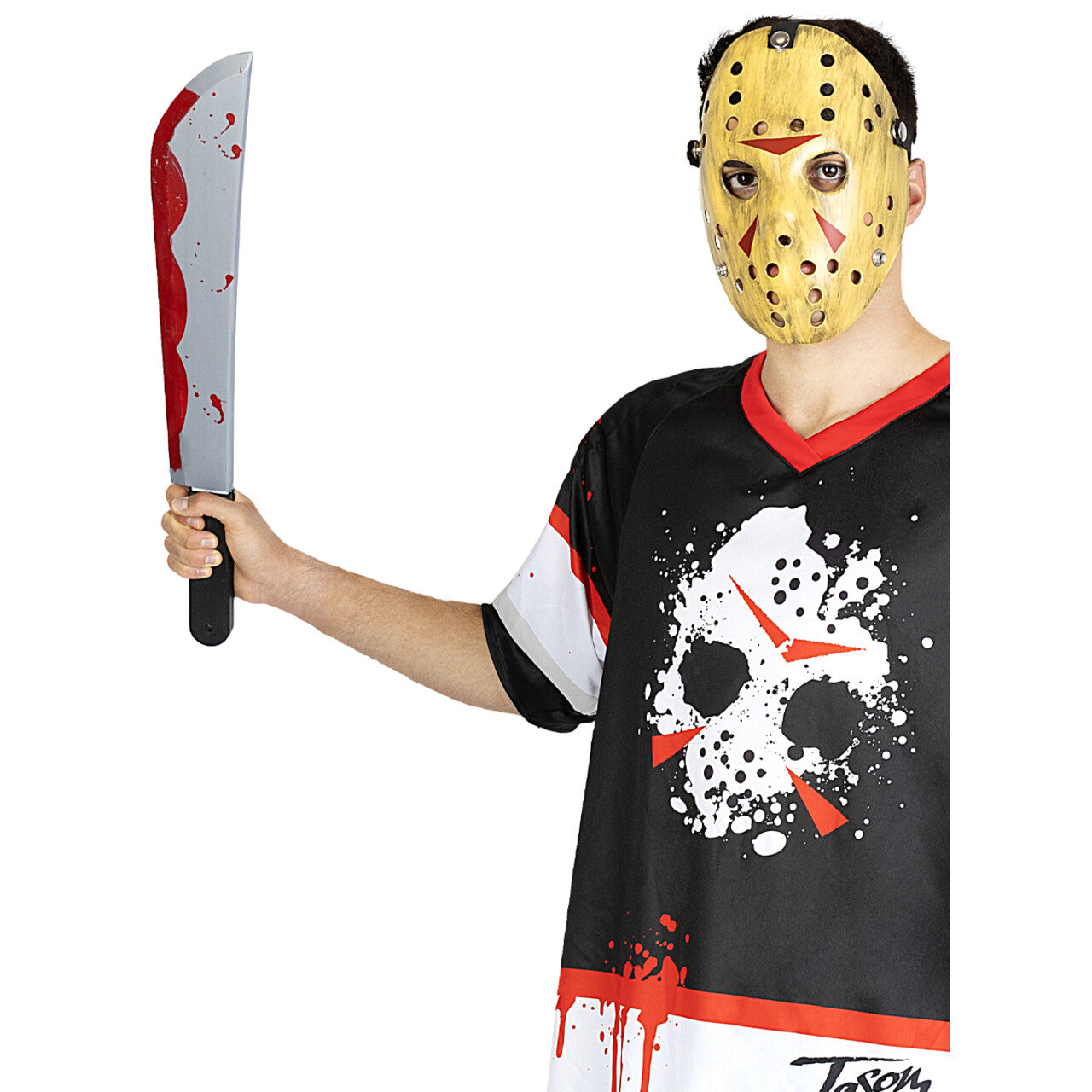 Op deze afbeelding zie je een Accessoires, van het merk Funidelia. Friday The 13th Jason Playtime Masker