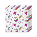 16 Fantasie Eenhoorn Servetten 33x33cm