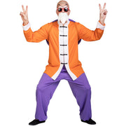 Op deze afbeelding zie je een Kostuums, van het merk Funidelia. Master Roshi Dragon Ball Man Kostuum