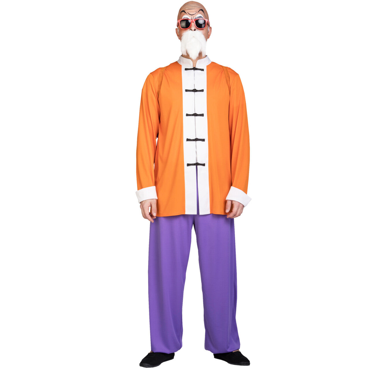 Op deze afbeelding zie je een Kostuums, van het merk Funidelia. Master Roshi Dragon Ball Man Kostuum
