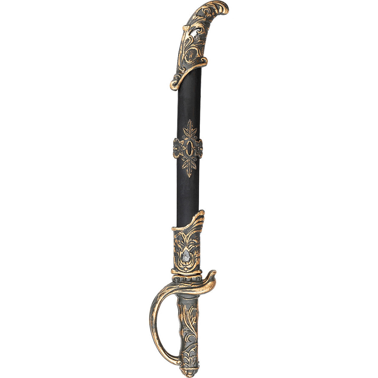 Op deze afbeelding zie je een Accessoires, van het merk Funidelia. Versierd Piraten Zwaard Met Schede 52 Centimeter