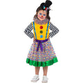 Altijd Vrolijke Clown Meisje Kostuum