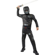 Op deze afbeelding zie je een Kostuums, van het merk Funidelia. Black Snake Eyes G IJoe Kind Kostuum