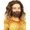 Aquaman Koning Van De Oceaan Pruik Kind Met Baard