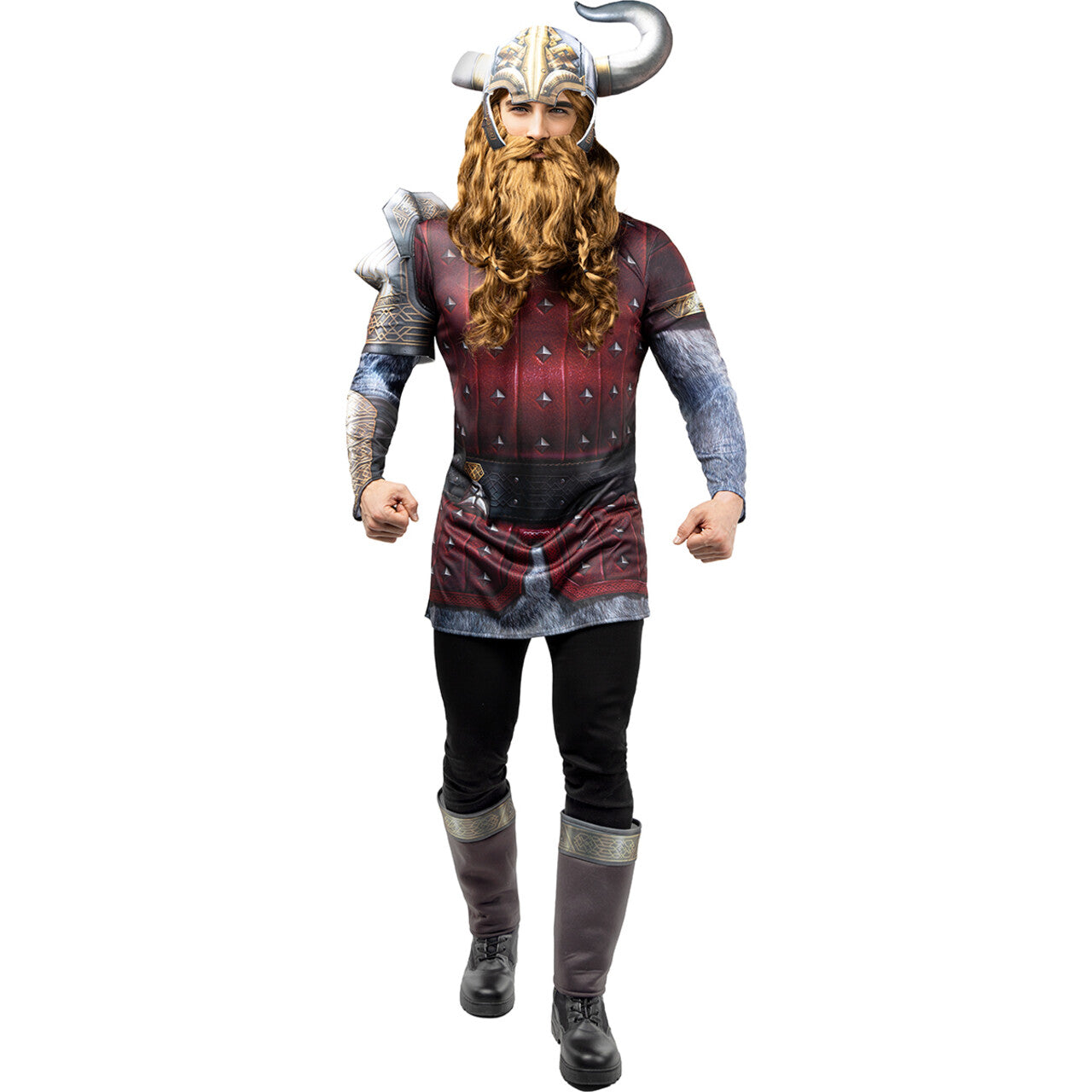 Op deze afbeelding zie je een Kostuums, van het merk Funidelia. Strijder Bruenor Battlehammer Dungeons And Dragons Man Kostuum