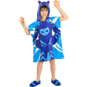 Op deze afbeelding zie je een Kostuums, van het merk Funidelia. Catboy Poncho Handdoek Pj Masks Kind Kostuum