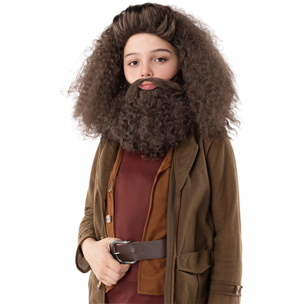 Op deze afbeelding zie je een Kostuums, van het merk Funidelia. Good Young Hagrid Harry Potter Jongen Kostuum