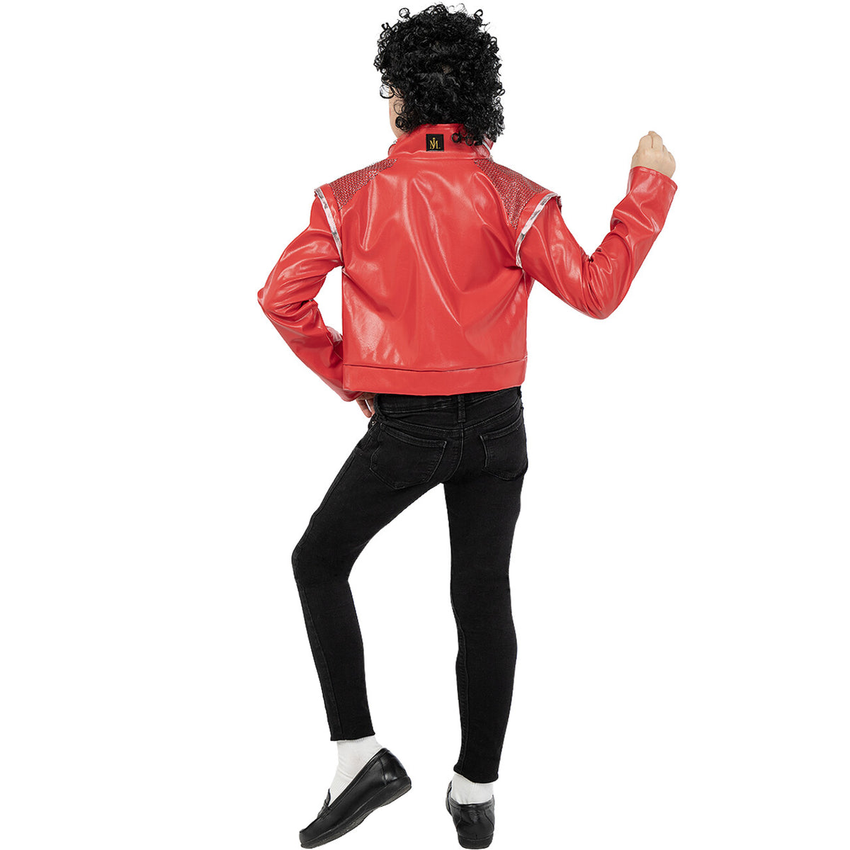 Op deze afbeelding zie je een Kostuums, van het merk Funidelia. Popster Michael Jackson Beat It Jas Kind