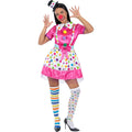 Lots Of Dots Clown Vrouw Kostuum