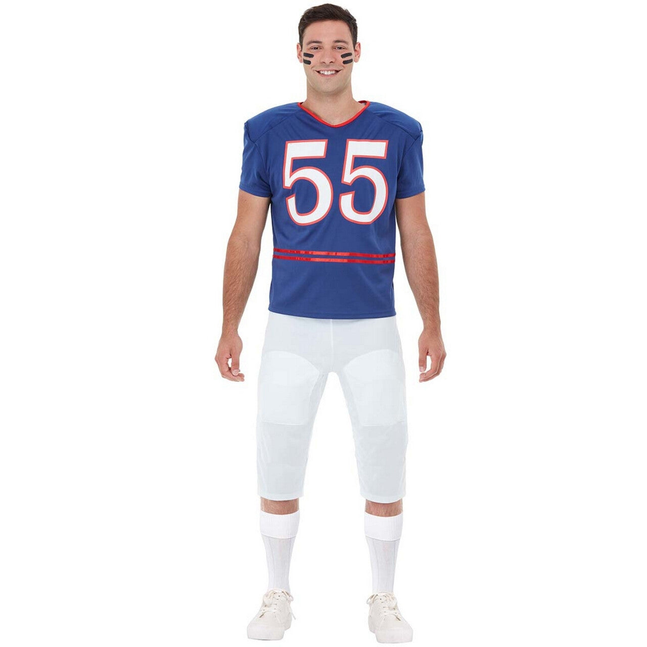 Op deze afbeelding zie je een Kostuums, van het merk Funidelia. Beste American Football Speler Tom Man Kostuum
