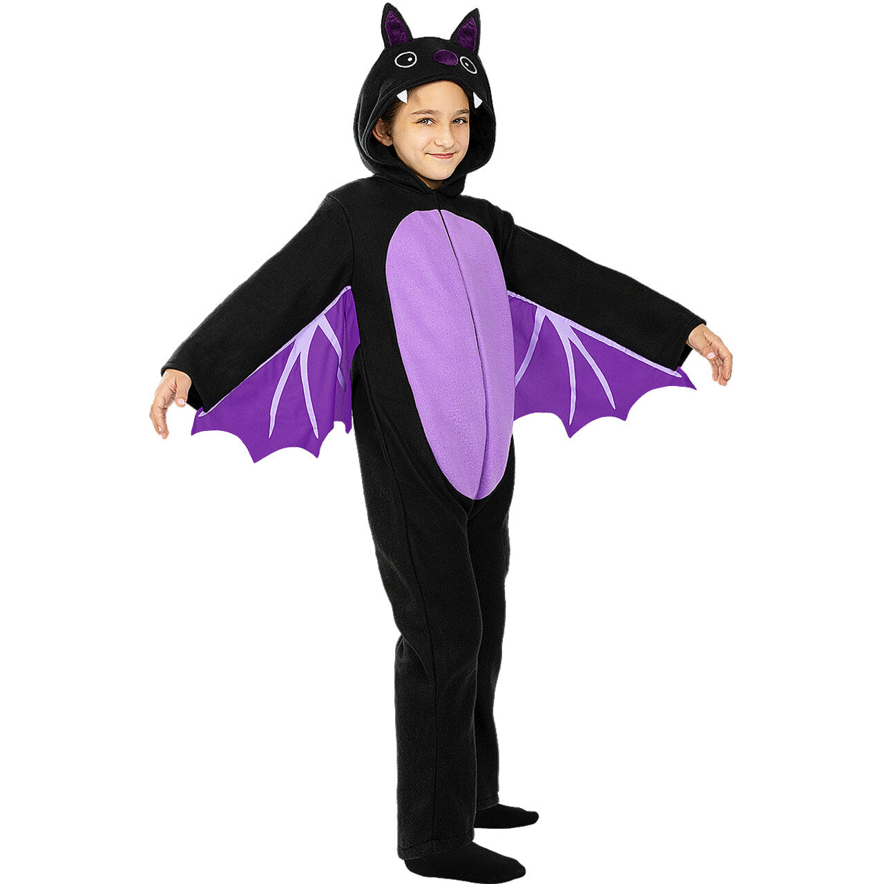 Op deze afbeelding zie je een Kostuums, van het merk Funidelia. Vlieg Bat Mij Mee Vleermuis Kind Kostuum