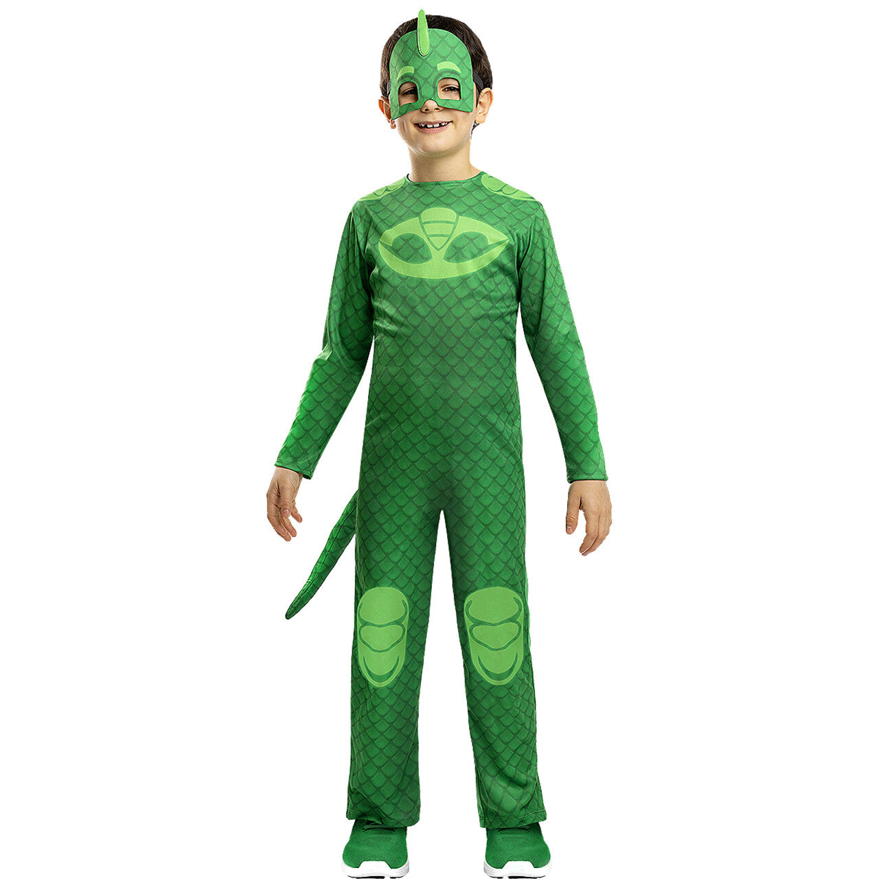 Op deze afbeelding zie je een Accessoires, van het merk Funidelia. Gekko Pj Masks Masker Groen