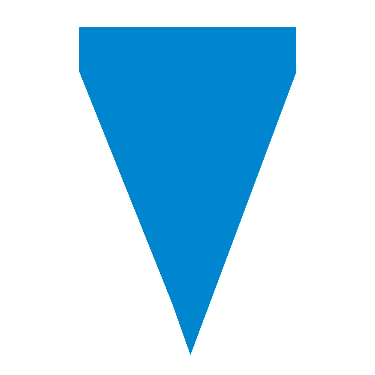 Op deze afbeelding zie je een Decoratie, van het merk Funidelia. Navy Blauwe Vlaggenlijn 9 Wimpels 3 Meter