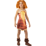 Op deze afbeelding zie je een Kostuums, van het merk Funidelia. Holbewoner Oervrouw Eep The Croods Meisje Kostuum