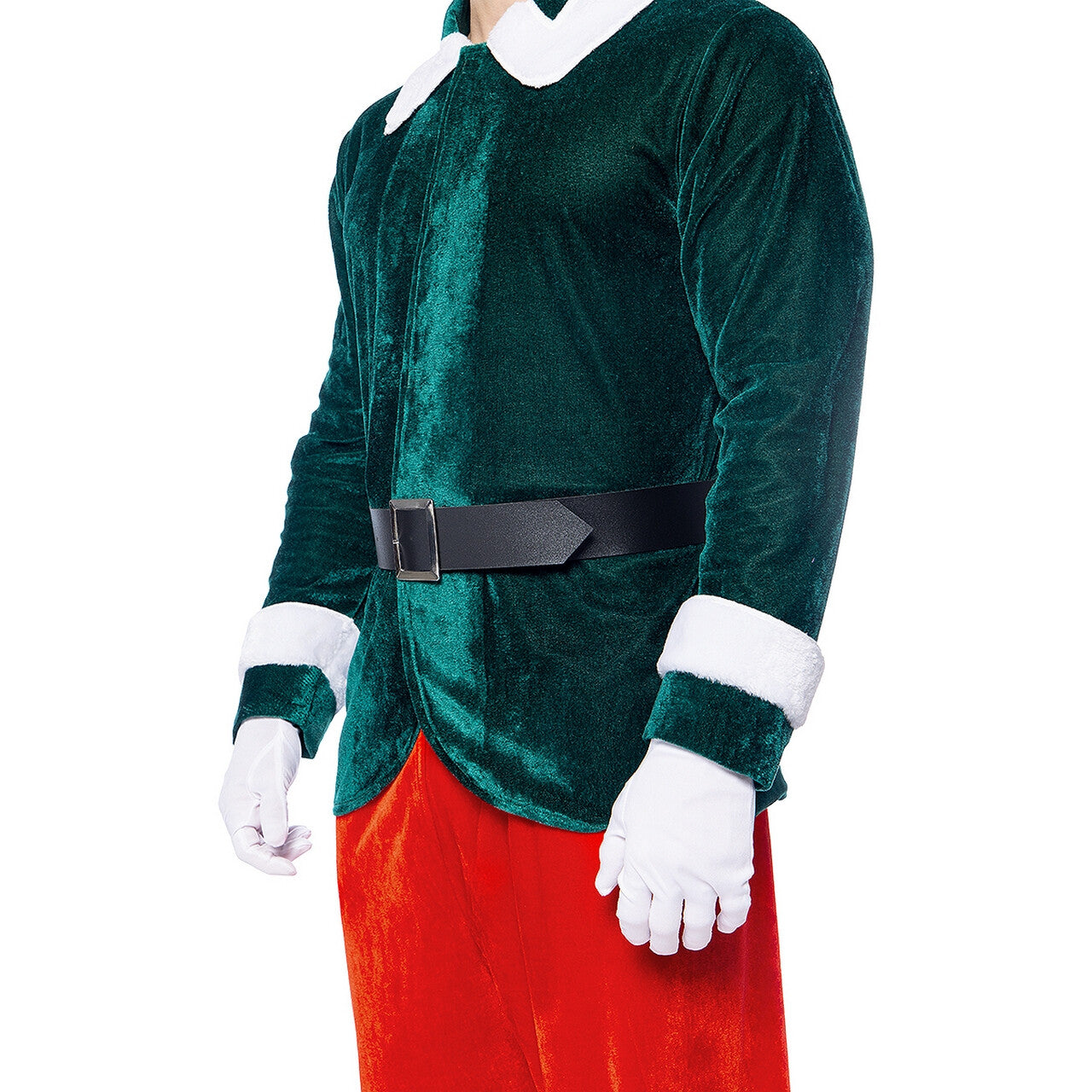 Op deze afbeelding zie je een Kostuums, van het merk Funidelia. Deluxe Kerst Elf Will Snow Man Kostuum