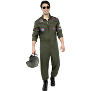 Op deze afbeelding zie je een Kostuums, van het merk Funidelia. Fearless Top Gun Tom Man Kostuum