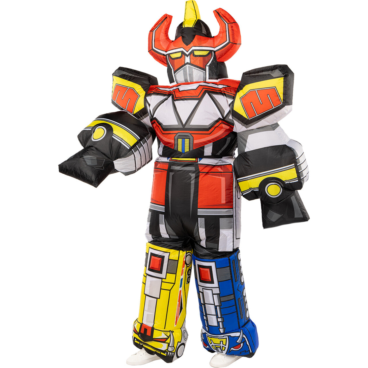 Op deze afbeelding zie je een Kostuums, van het merk Funidelia. Mighty Morphin Power Rangers™ Megazord Unisex Kostuum