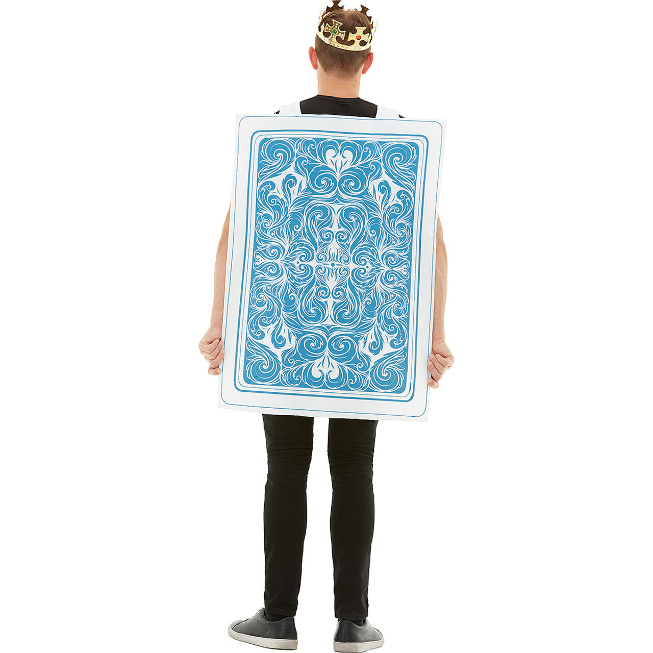 Op deze afbeelding zie je een Kostuums, van het merk Funidelia. King Of Hearts Card Costume Kostuum