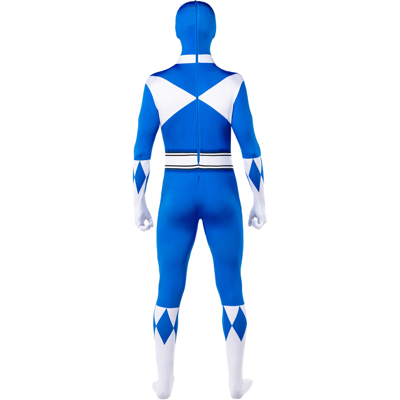 Op deze afbeelding zie je een Kostuums, van het merk Funidelia. Blue Power Ranger™ - Second Skin Kostuum