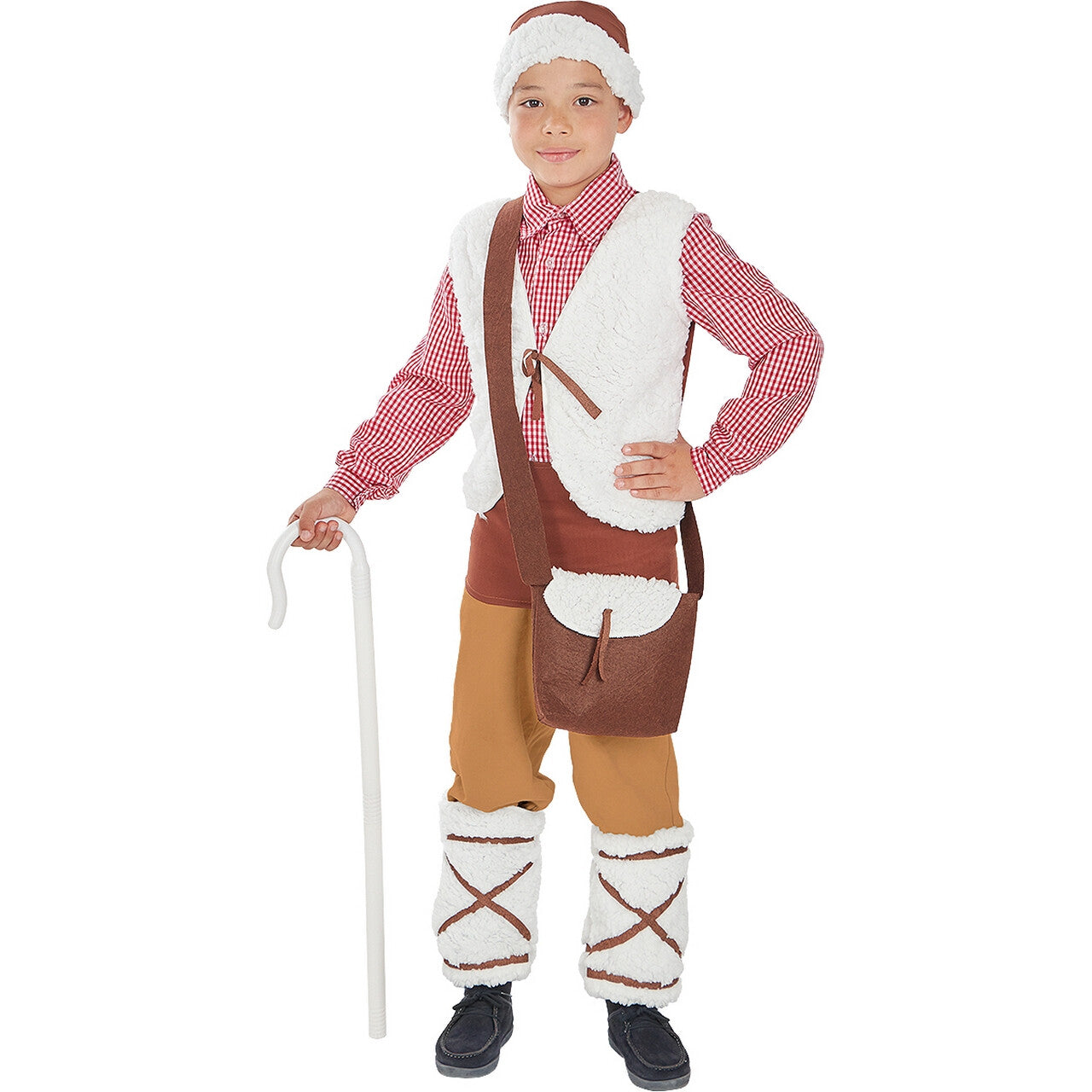 Op deze afbeelding zie je een Kostuums, van het merk Funidelia. Shep De Schapenhouder Jongen Kostuum
