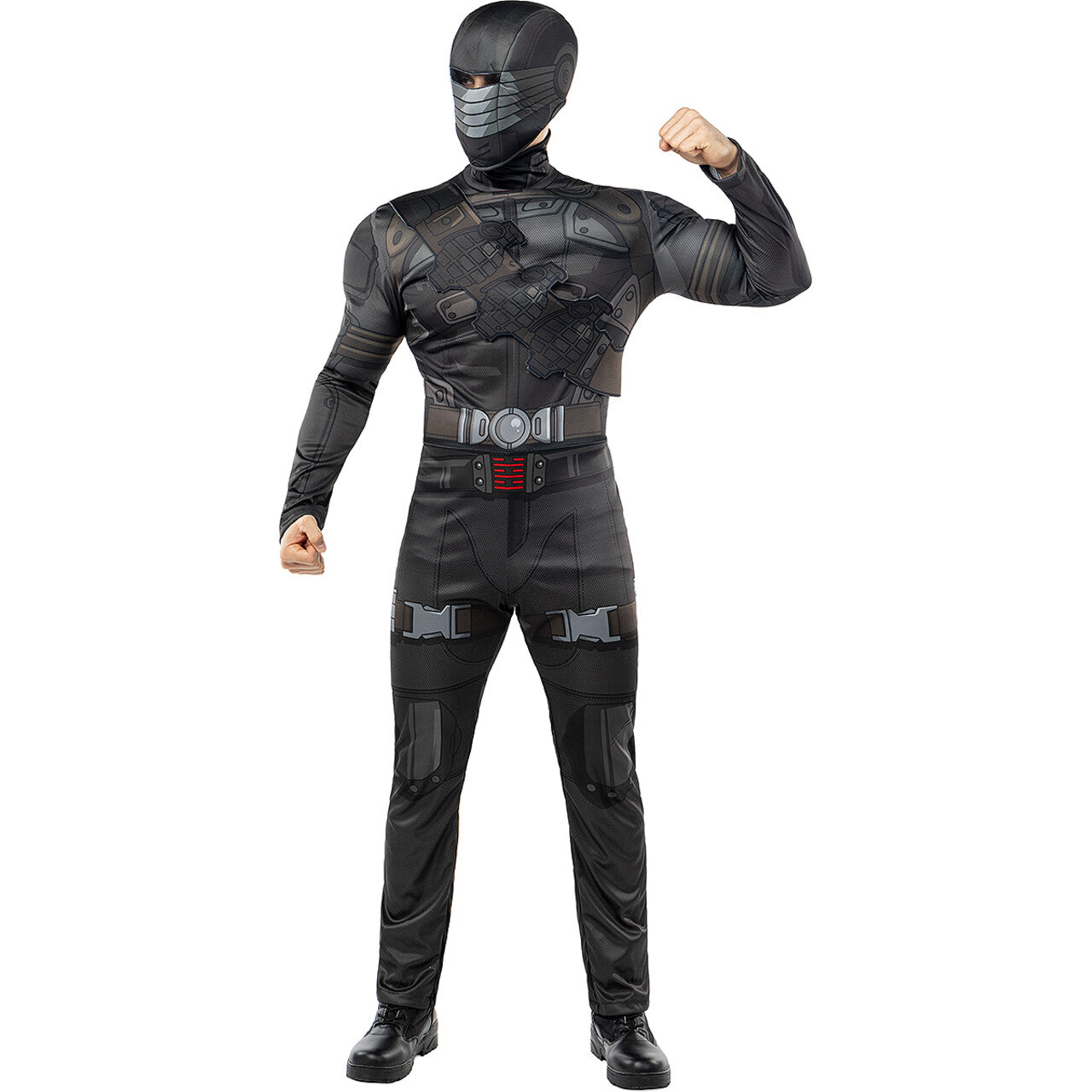 Op deze afbeelding zie je een Kostuums, van het merk Funidelia. Warrior Snake Eyes Gi Joe Man Kostuum