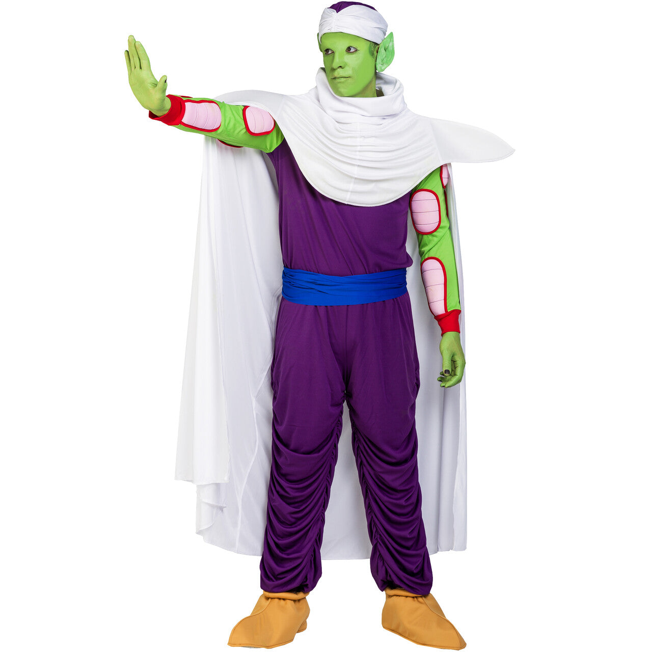 Op deze afbeelding zie je een Kostuums, van het merk Funidelia. Demonen Koning Piccolo Man Kostuum