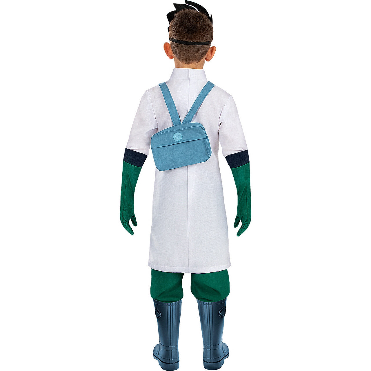 Op deze afbeelding zie je een Kostuums, van het merk Funidelia. Romeo Pj Masks Kwaadaardige Wetenschapper Jongen Kostuum